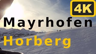 Alps  Mayrhofen  Horberg  December 2022 ski ride [upl. by Nylimaj]