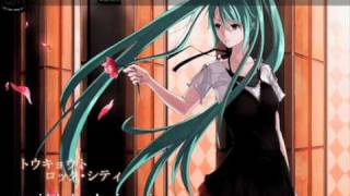 Hatsune Miku  Tokyo quot2quot Rock City English amp romaji subs [upl. by Hew]