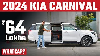 Best car for Road trips  2024 Kia Carnival  Hindi Review WhatCarIndia [upl. by Adnileb175]