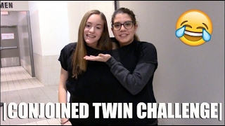 Conjoined Twin Challenge  OMGits Natasha  TruthPlusDare [upl. by Georas]