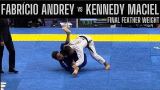 Final Fabrício Andrey quotHokagequot vs Kennedy Maciel Peso Pena Brasileiro de Jiu Jitsu 2022 [upl. by Enaoj1]