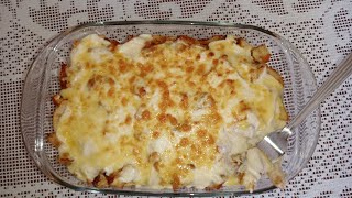 Gratin de pommes de terre au blanc de poulet et sauce fromagère 🧀 [upl. by Balf]