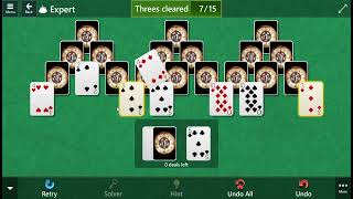 Solitaire amp Casual Games TriPeaks Expert Daily Challenge November 19 2024 [upl. by Eylhsa]