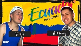 PALABRAS ECUATORIANAS 💛💙❤️ Sierra y Costa  Brandon Martínez [upl. by Enajyram]