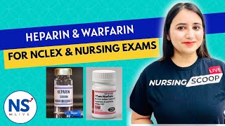 Anticoagulant Medications Heparin amp Warfarin for Nursing NCLEX  RN amp RPN  Pharmacology [upl. by Nodearb]