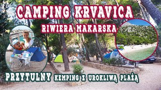 Camping Krvavica Makarska  kameralny super czysty kemping z urokliwą plażą [upl. by Asi111]