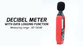 SLM390 High Precision Decibel Meter  A  C  Z Weighted [upl. by Nalyorf807]