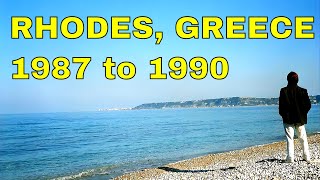 Slideshow  Rhodes Greece 1987 to 1990 [upl. by Phaidra929]