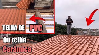 VOCÊ CONFIA NAS TELHAS DE PVC [upl. by Drof]