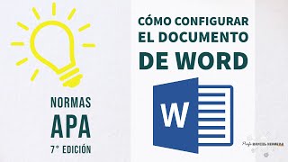 🟠 Márgenes textos y paginado según NORMAS APA 7ma séptima edición en Word [upl. by Pall]