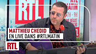 Matthieu Chedid en live dans le studio de RTL Matin [upl. by Gyimah]