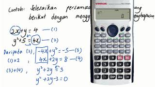 Bab 3part 2 Matematik Tambahan Tingkatan 4 KSSM Sistem Persamaan [upl. by Weidar]