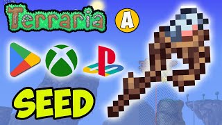 Terraria how to get FINCH STAFF fast SEED for 14495 Android XBOX One PS 4 Switch EASY [upl. by Mchugh]