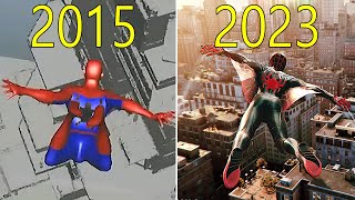 Evolution of Marvels SpiderMan 20152023 [upl. by Trin201]