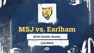 MSJ Basketball DoubleHeader vs Earlham College [upl. by Hairaza]