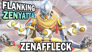 ZenAffleck THE FLANKING ZENYATTA  Overwatch 2 [upl. by Westbrook160]