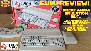 A500 Mini Full Review ALL Games Played  Great Amiga Emulation BUT Marred by WHDLOAD Issues [upl. by Ahsinauq]