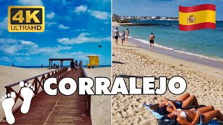 CORRALEJO Fuerteventura Canary Islands Spain  Best Beaches  Top Things to Do 4K [upl. by Elleinod158]