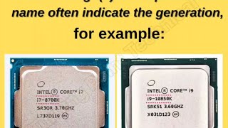 🔍 Identify Your Intel CPU Model 💻  Gen amp Suffix Explained 📊 techtips shorts intelprocessors [upl. by Issor]