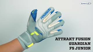 Reusch Torwarthandschuhe Attrakt Fusion Finger Support Guardian Junior 52729406006 [upl. by Denton618]