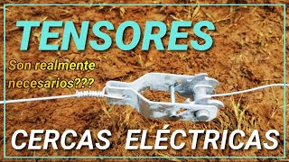 Cómo instalar los tensores en cercas eléctricas [upl. by Nonaihr]