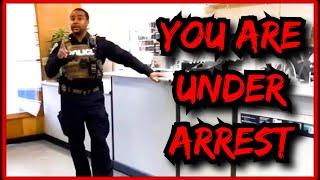 Arrogant Frauditor gets ARRESTED at Post Office EPIC [upl. by Svensen189]