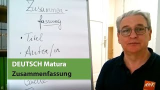 Deutsch Einleitung für eine Zusammenfassung schreiben [upl. by Debee]