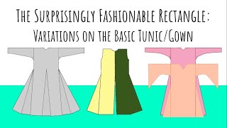 Fashionable Medieval Clothing Variations on the Basic TunicGown [upl. by Feltie]