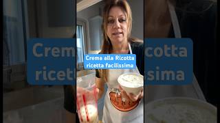 Crema alla Ricotta Ricetta Facilissima Perfetta da farcire torte cannoli e bignè shorts [upl. by Yenffad477]