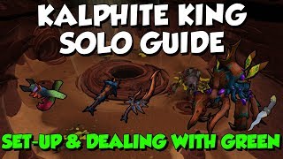 Kalphite King Solo Guide Runescape 3 How to Deal with Green amp SetUp [upl. by Auburn]