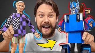 Verwandlung eines gewöhnlichen KenPuppe in das stärkste TransformerAuto von Optimus Prime 👱🏻‍♂️🤖 [upl. by Rednazxela]