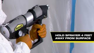 Homax® TexPro™ Spraying the Texture [upl. by Bartram194]