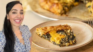 Spinach amp Feta Galette Spanakopita in Puff Pastry [upl. by Miran]