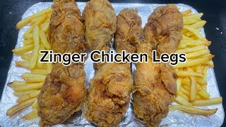 Spicy Zinger Chicken Lege  Easy Quick Recipe  Zinger Chicken  zingerchicken cooking shortvideo [upl. by Tse122]