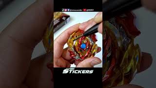 Lord Spryzen Sticker Satisfying ASMR Hasbro Beyblade Burst Pro Series shorts [upl. by Haisoj]