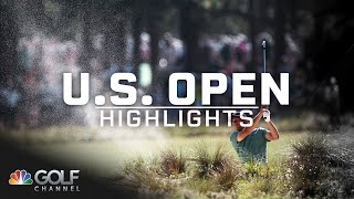 2024 US Open Highlights Round 2s top shots out of trouble  Golf Channel [upl. by Noir]