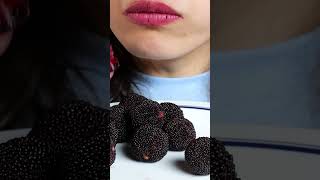 ASMR Bayberry Sour and Sweet Crunchy Eating Sounds shorts 01 mukbang eatingsounds satisfying [upl. by Stelle]