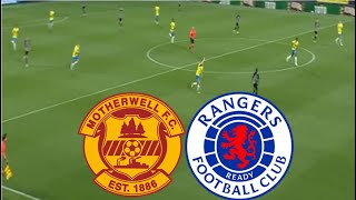 MOTHERWELL FC VS RANGERS 12 HIGHLIGHTS  SCOTTITSH LEAGUE CUP SEMI FINAL 2024 [upl. by Livy272]