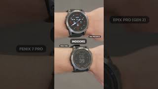 DISPLAY COMPARISON  Garmin Fenix 7 Pro VS Garmin Epix Pro Gen 2 [upl. by Auhsoj]