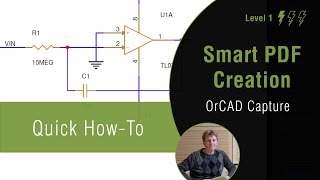 How to Configure and Export a Smart PDF in OrCAD Capture [upl. by Enigroeg]