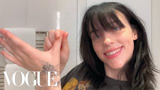 Billie Eilishs PostShow Beauty Routine  Beauty Secrets  Vogue [upl. by Johst]