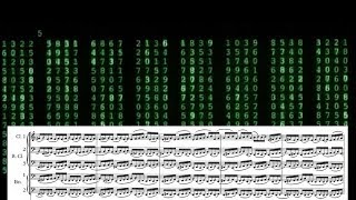 Matrix quotTrinity Infinityquot with woodwind sheet music [upl. by Eiramyllek]