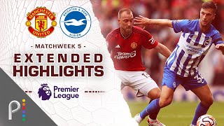 Manchester United v Brighton  PREMIER LEAGUE HIGHLIGHTS  9162023  NBC Sports [upl. by Hegyera320]