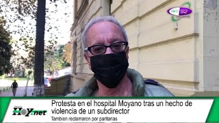 Protesta en el hospital Moyano tras un hecho de violencia de un subdirector [upl. by Debra807]