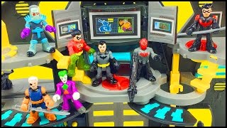 Batman toys Imaginext Target with Batcave Batbot Castle 2014 videos [upl. by Acimat]