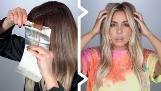 Pro Balayage Tutorial at home  Step by Step How I do My Hair [upl. by Essirehc]