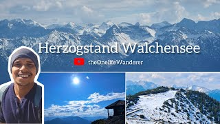 Hiking Herzogstand amp Walchensee A Scenic Day Trip from Munich  Marathi Vlog 3 [upl. by Ynaffat]