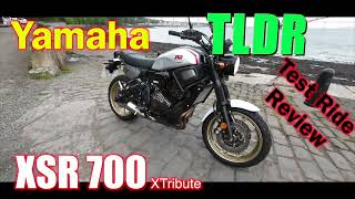 Yamaha XSR700 Xtribute Review TLDR [upl. by Nedi]