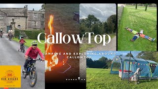 Camping at Callow Top Holiday Park Tissington Trail  Ilam Hall  Ashbourne  Carsington Reservoir [upl. by Analaj189]