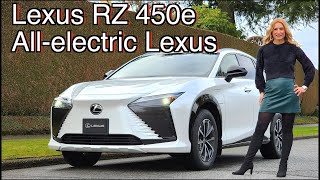 2023 Lexus RZ 450e review  The first allelectric Lexus [upl. by Hoeve]